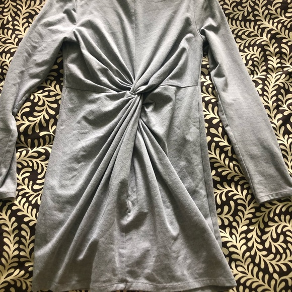 Grey Long Sleeve Dress - Picture 4 of 5